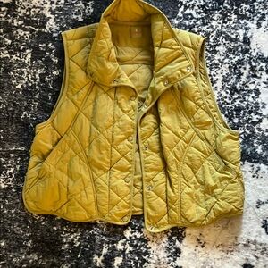 Quilted Yellow Women's Vest